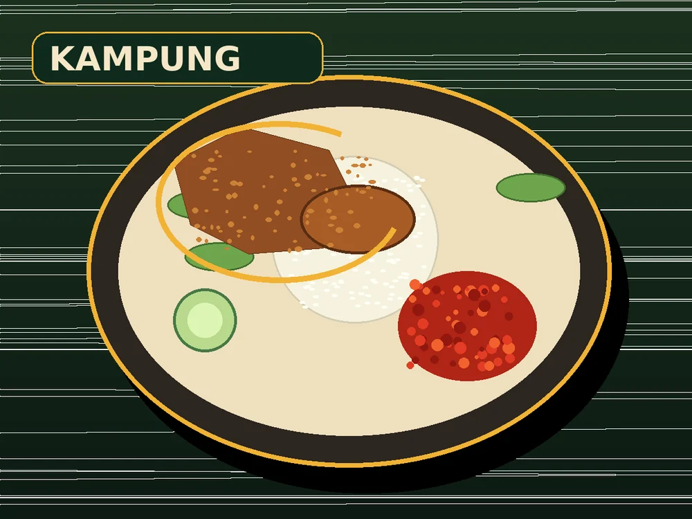 Ayam penyet kampung