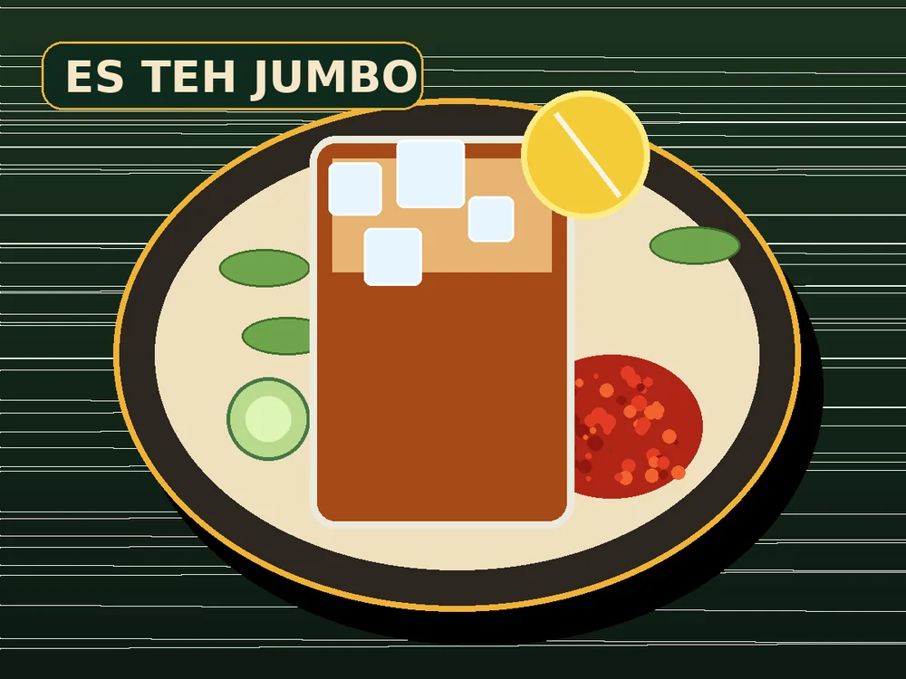 Es teh jumbo dingin